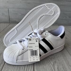 adidas Superstar White Black Men's Sports Sneaker EG4958 New No Box Mens 8 W 9.5